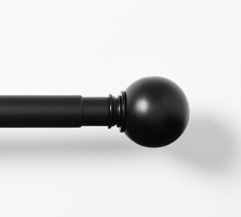 Antique Bronze Curtain Rod & Wall Bracket Pottery Barn Australia